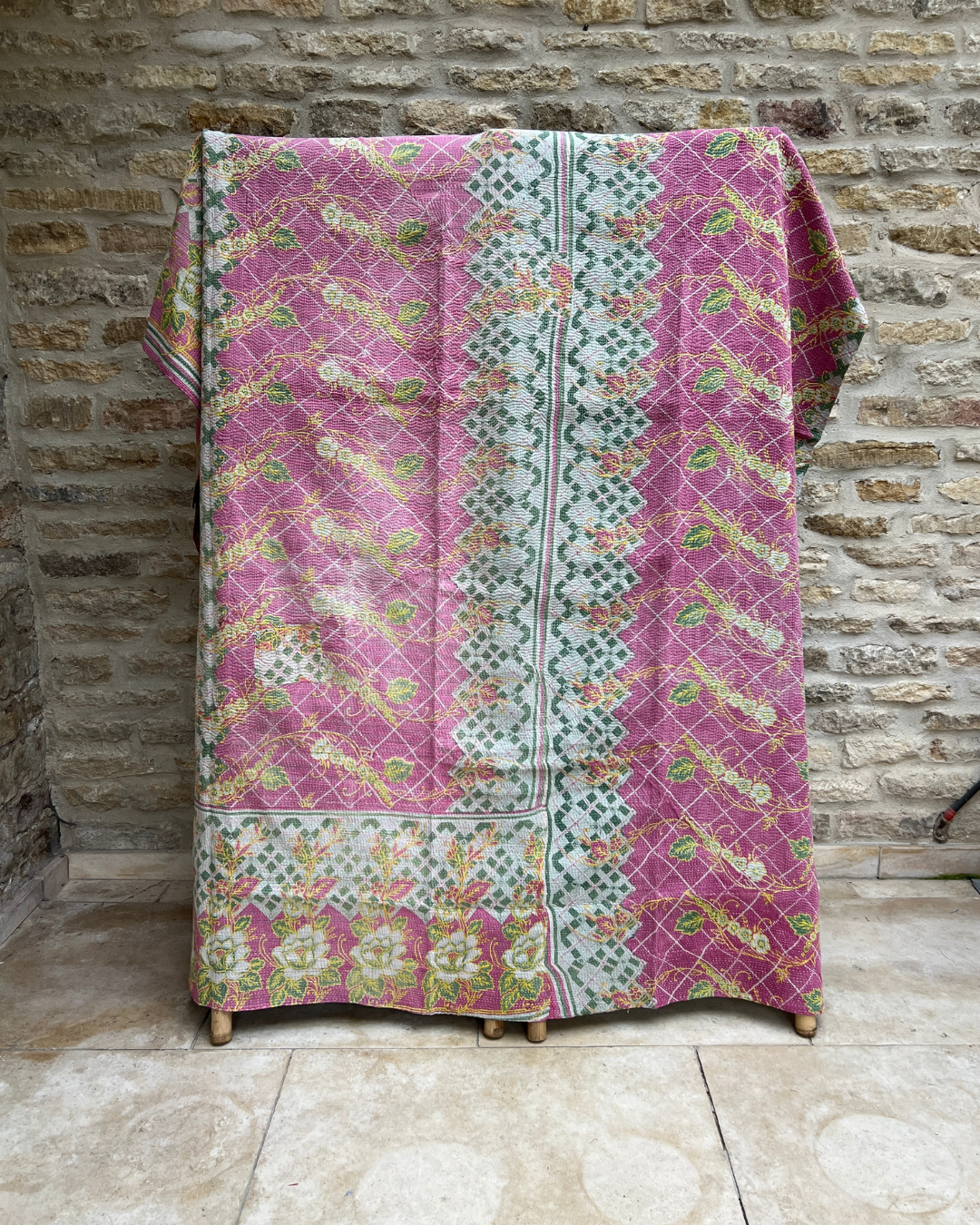 Kantha Quilt No. 687