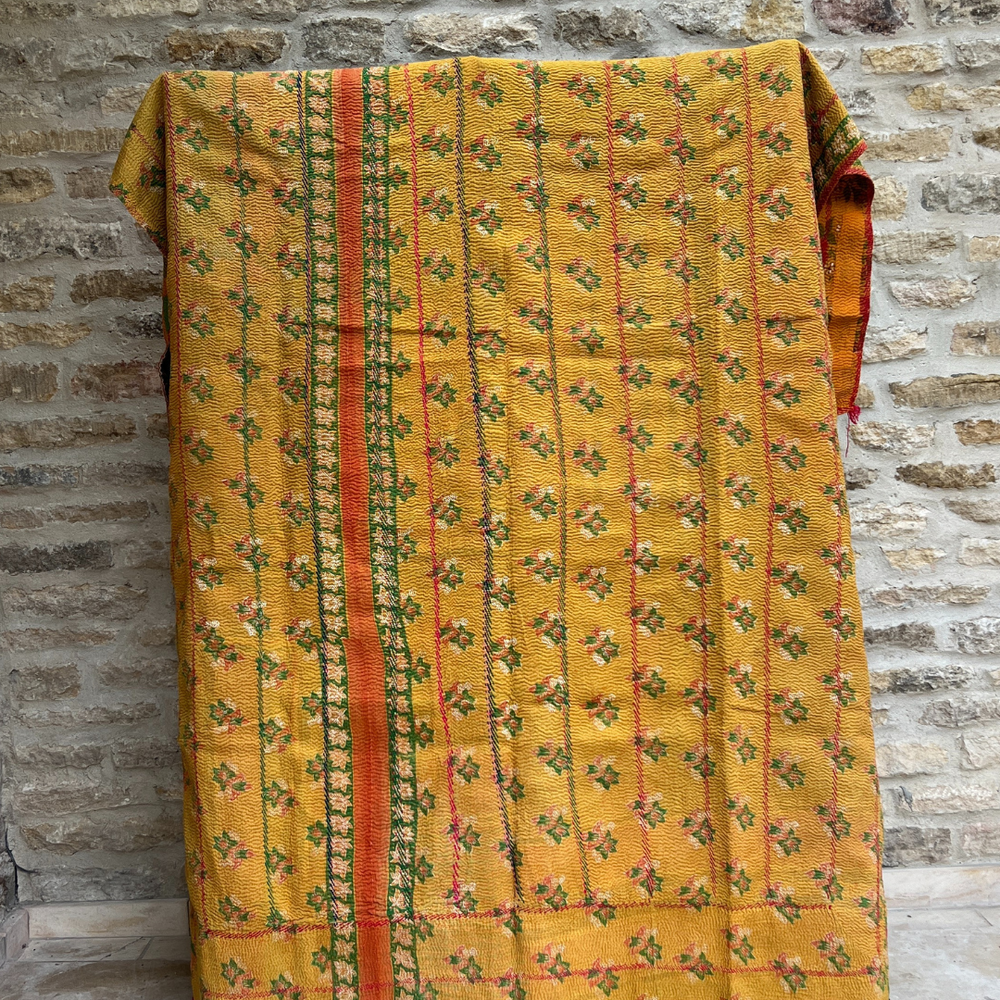 
                      
                        Kantha Quilt No. 624
                      
                    