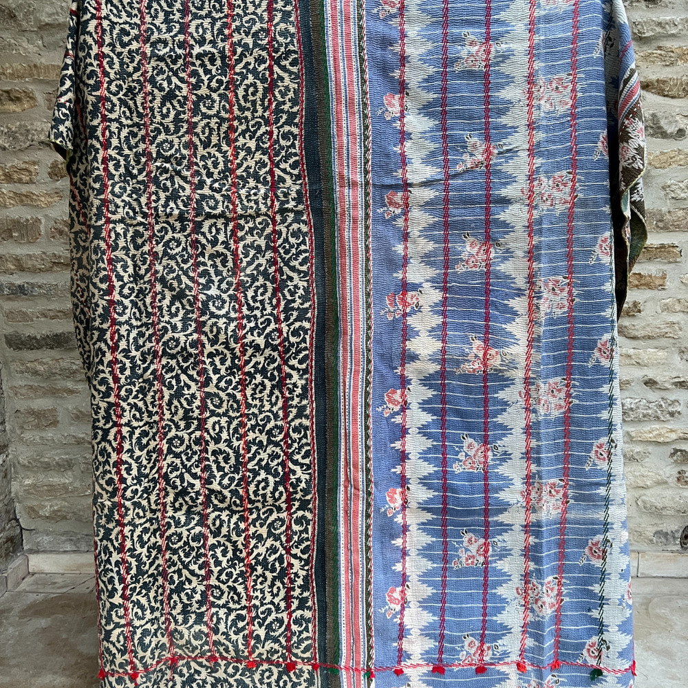 
                      
                        Kantha Quilt No. 502
                      
                    