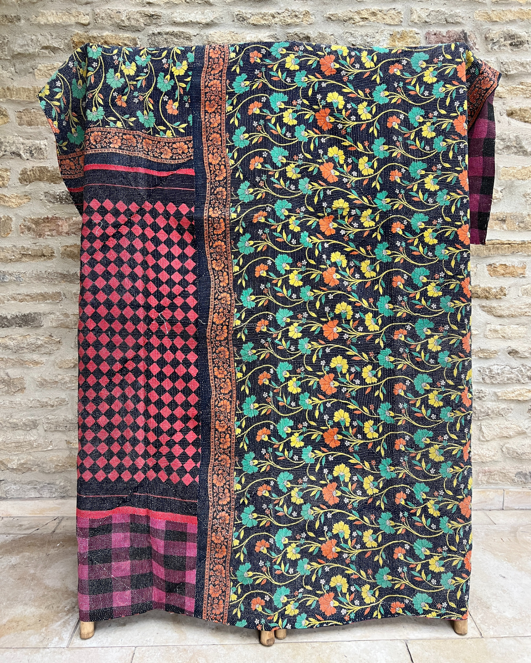 Kantha Quilt No. 485