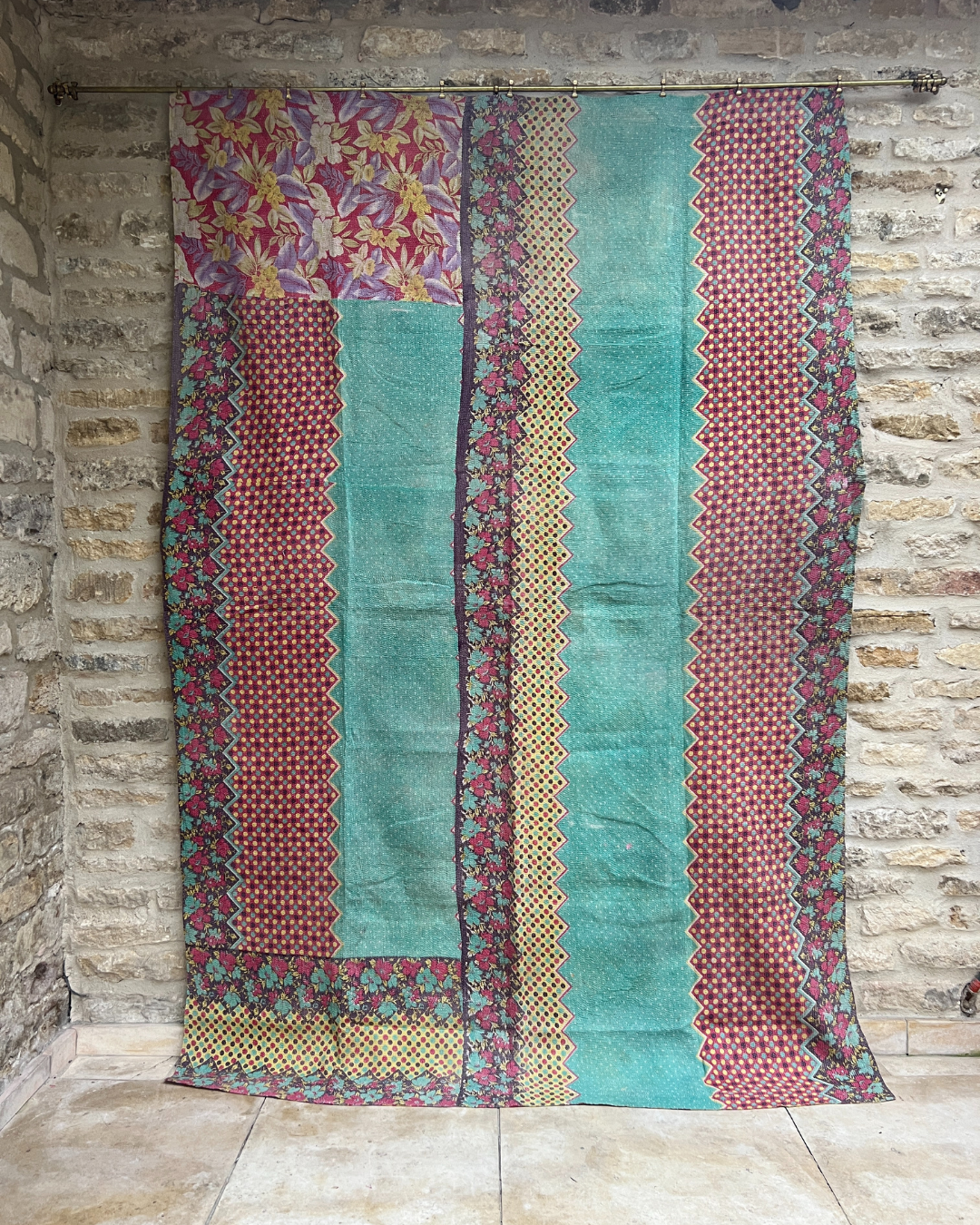 Kantha Quilt No. 710