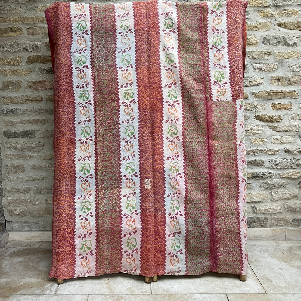 Kantha Quilt No. 606