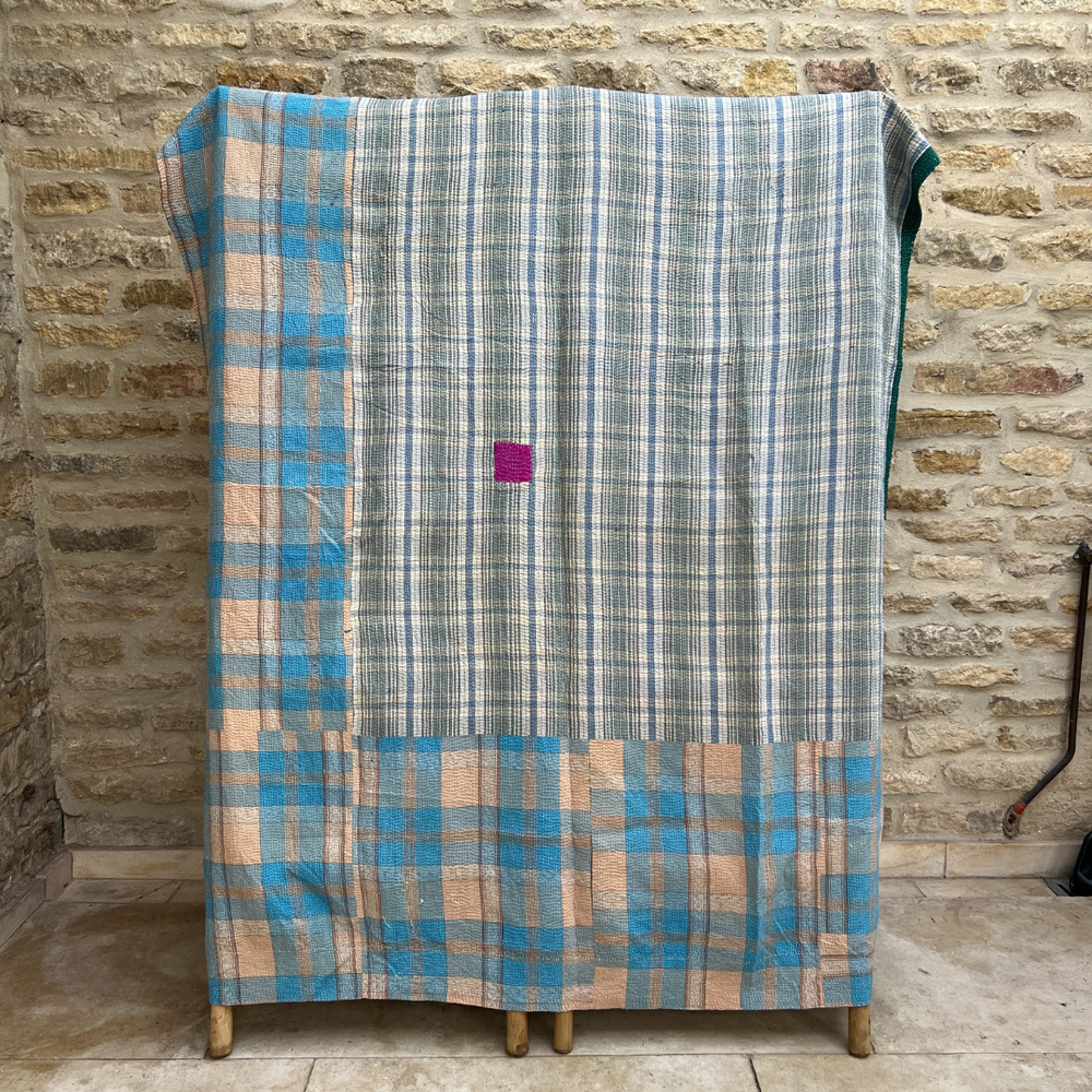 
                      
                        Kantha Quilt No. 594
                      
                    