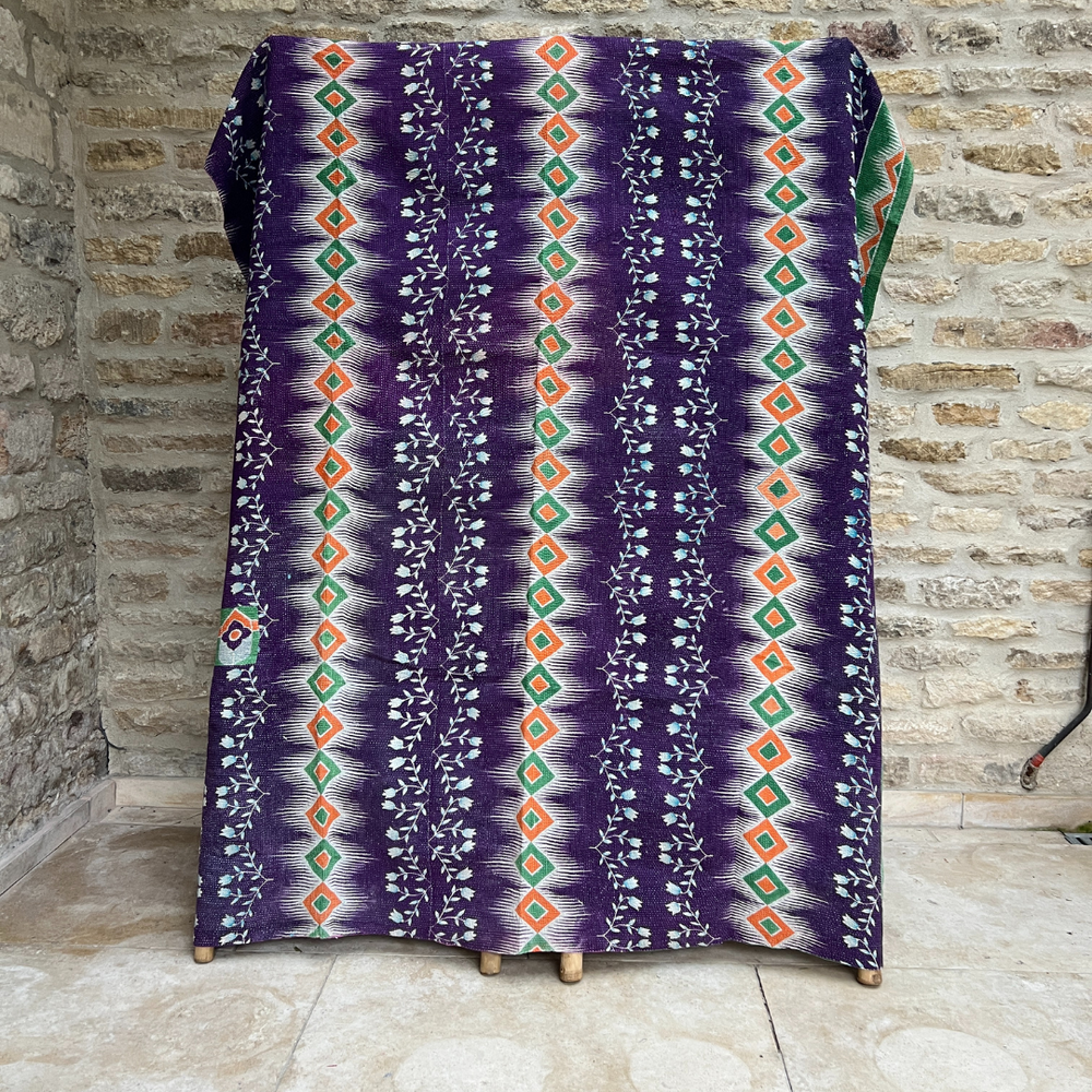 Lightweight Kantha Quilt No. 642