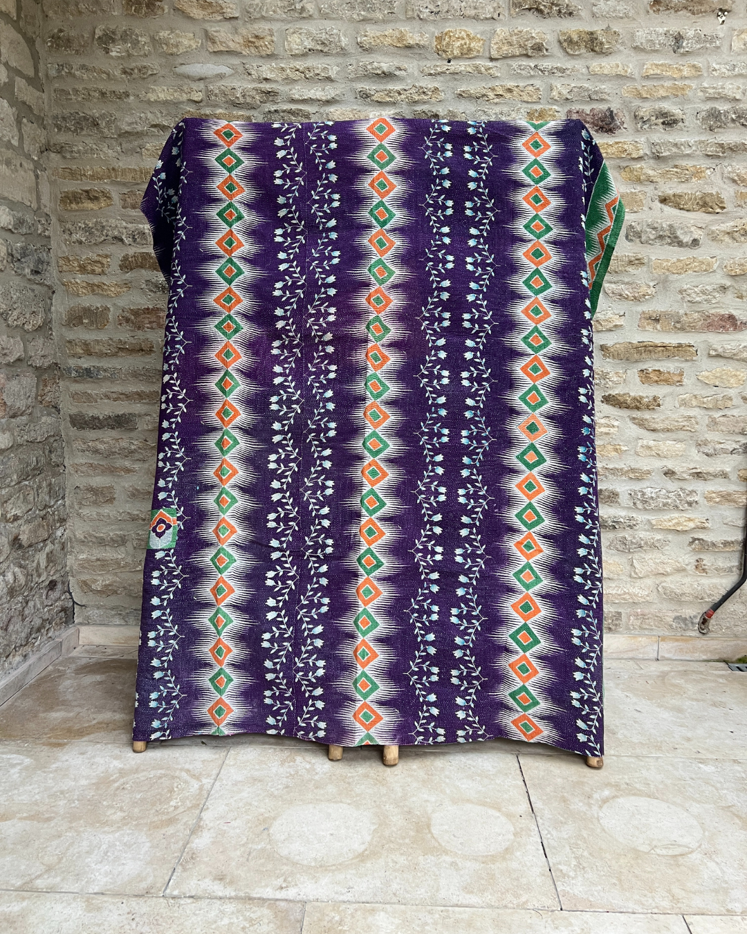 Lightweight Kantha Quilt No. 642