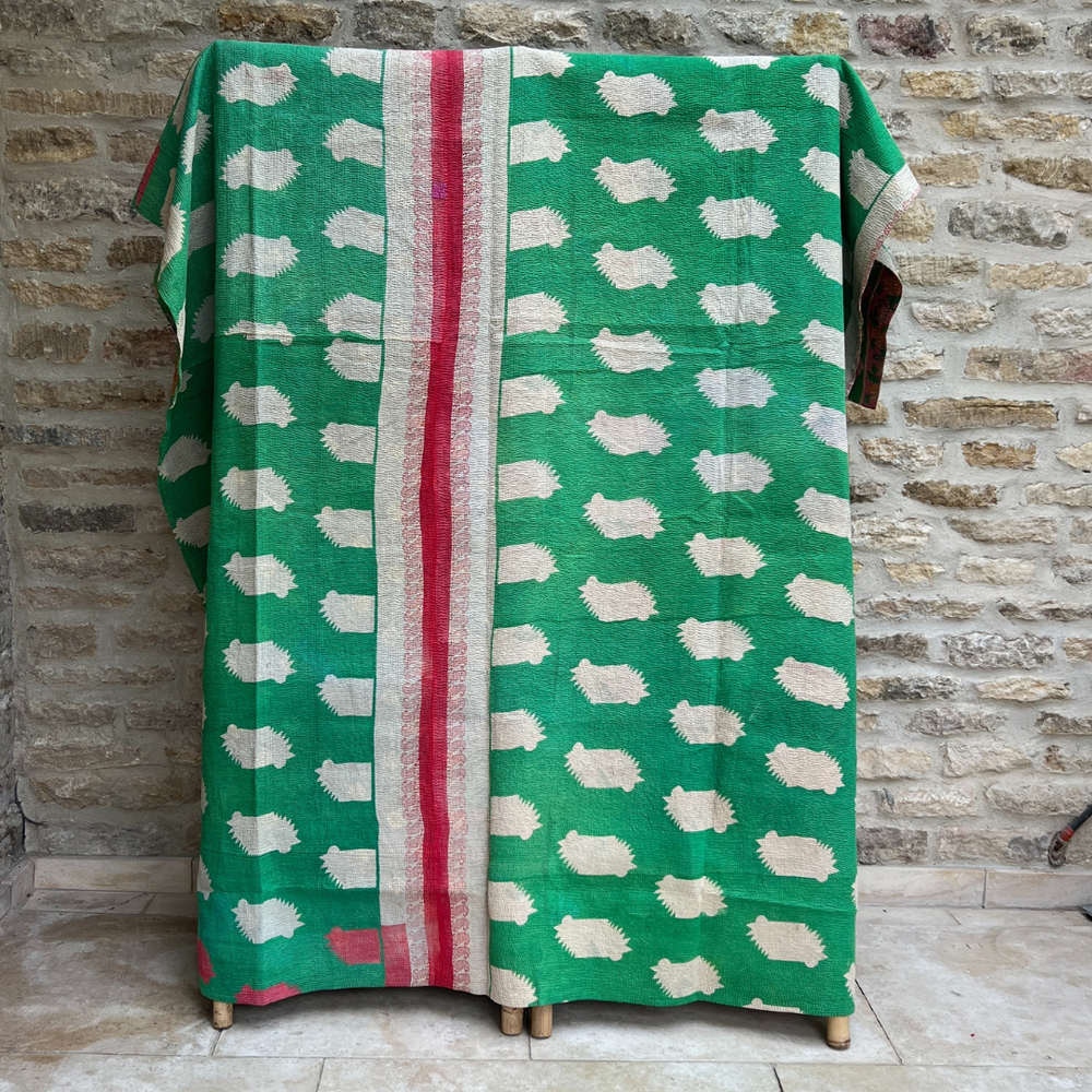 
                      
                        Kantha Quilt No. 630
                      
                    