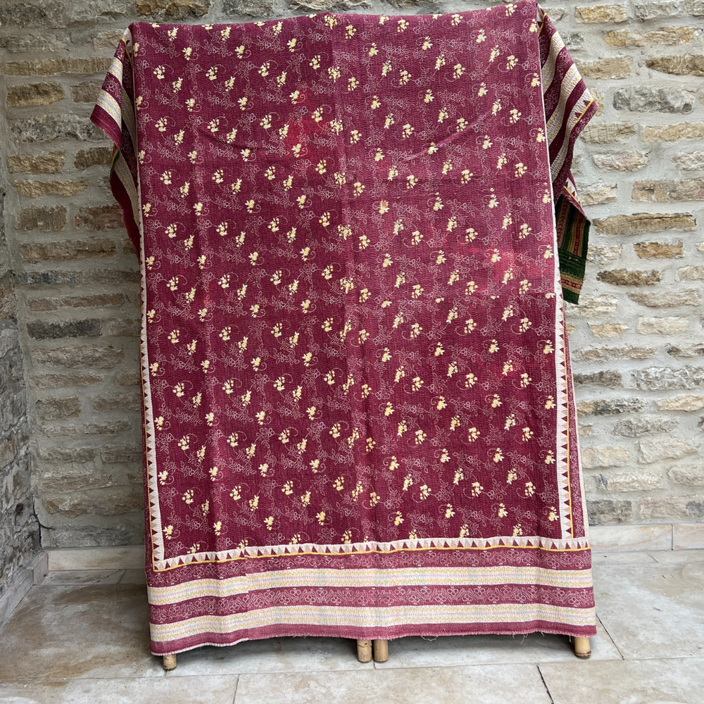 
                      
                        Kantha Quilt No. 623
                      
                    