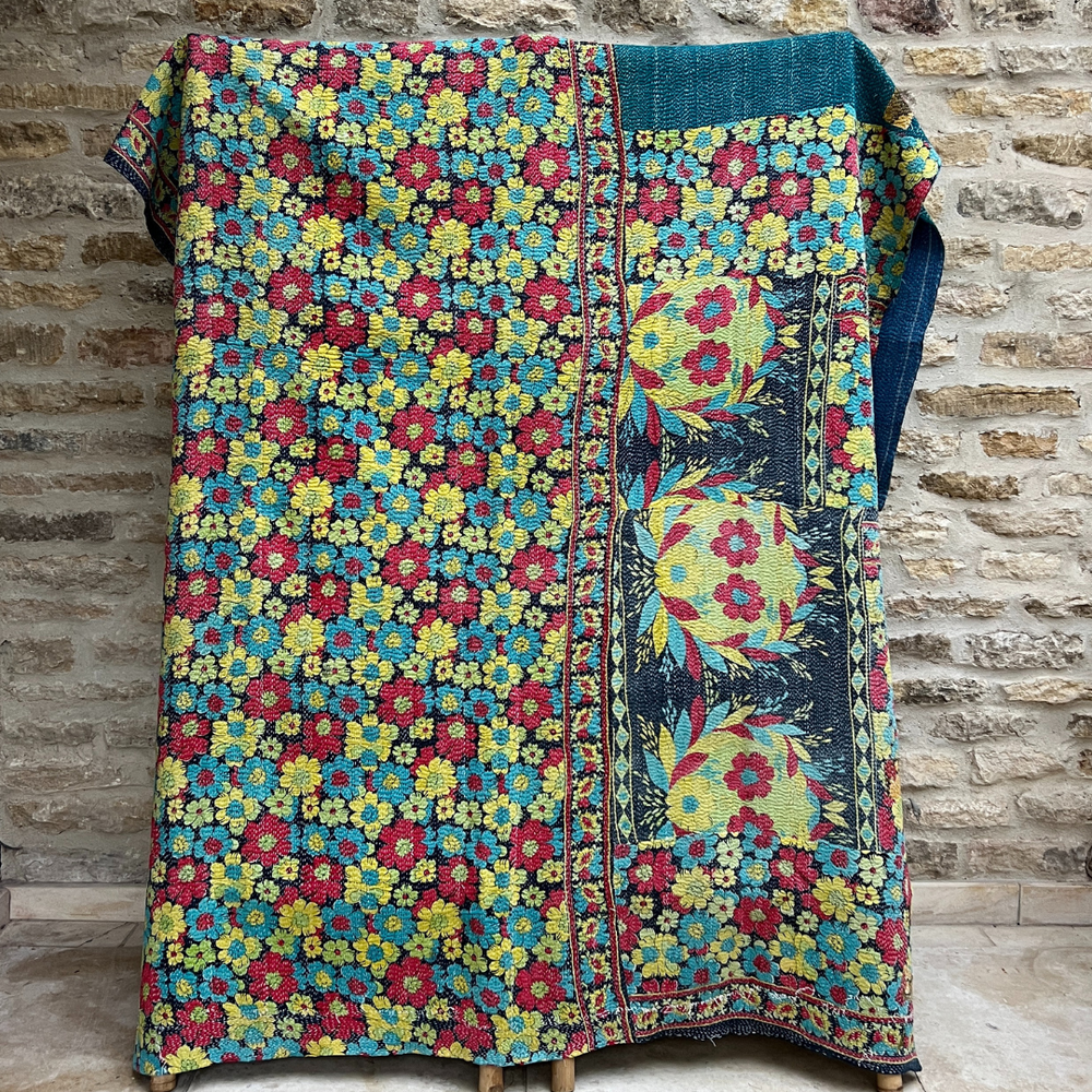 Kantha Quilt No. 600