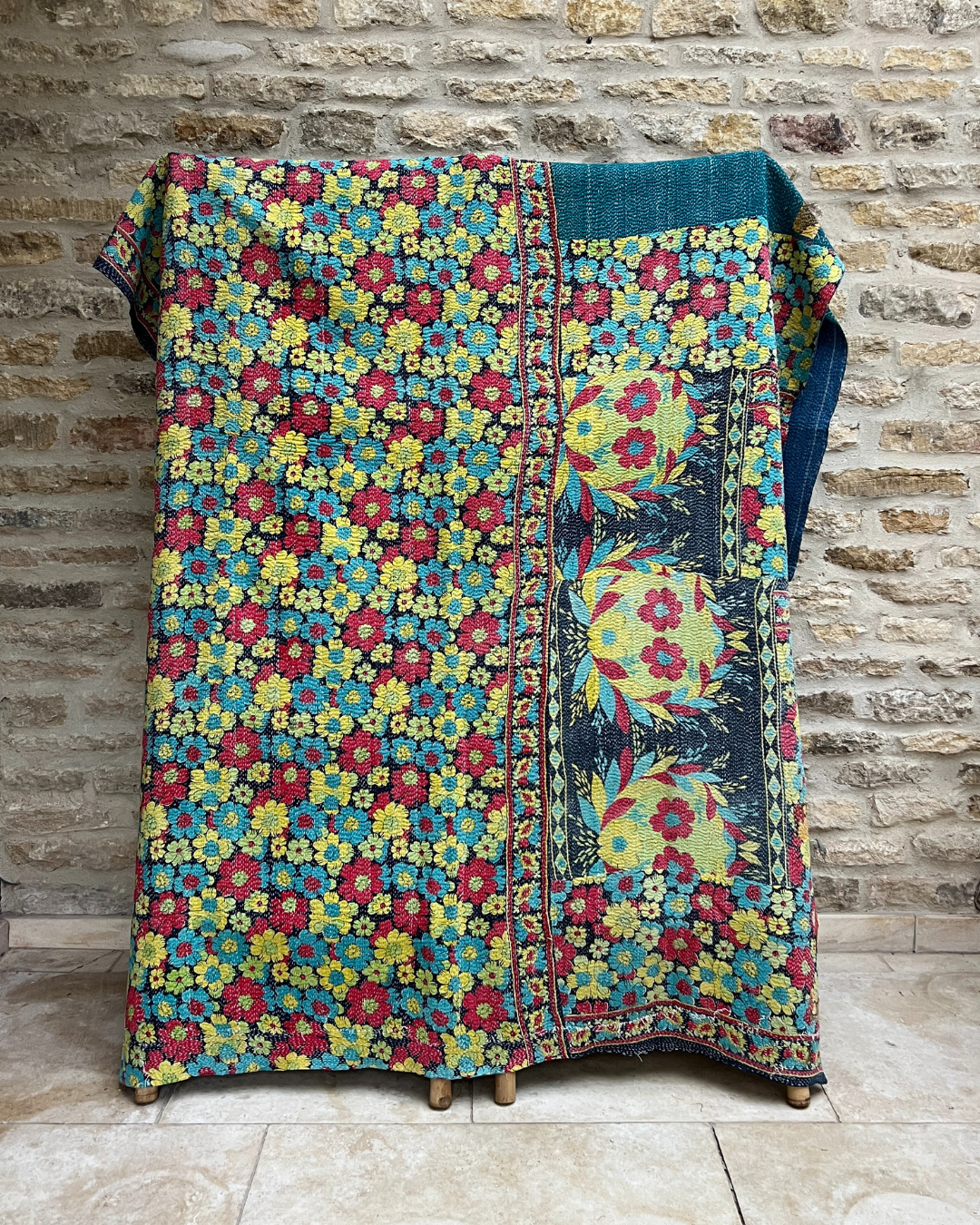 Kantha Quilt No. 600