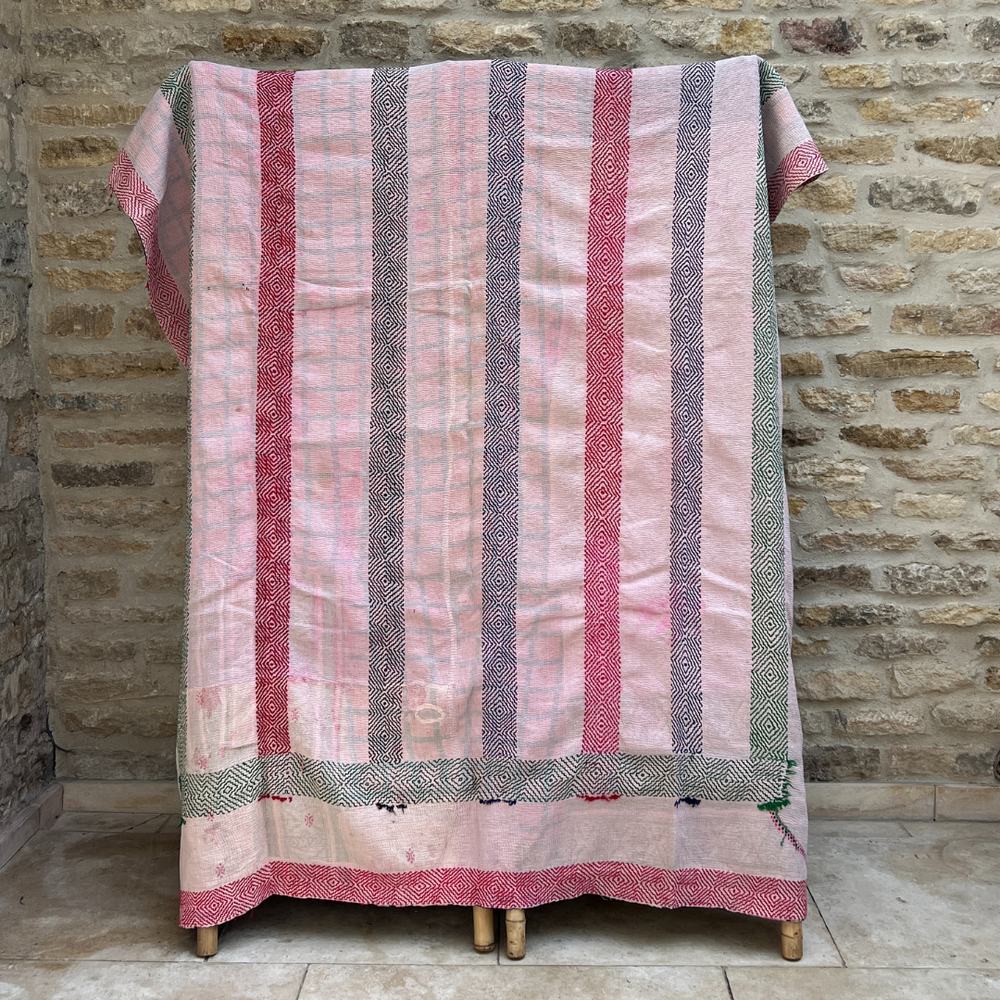 
                      
                        Kantha Quilt No. 618
                      
                    