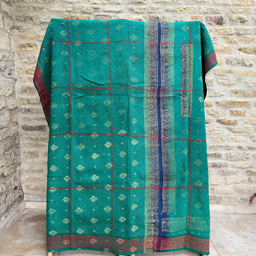 
                      
                        Kantha Quilt No. 524
                      
                    