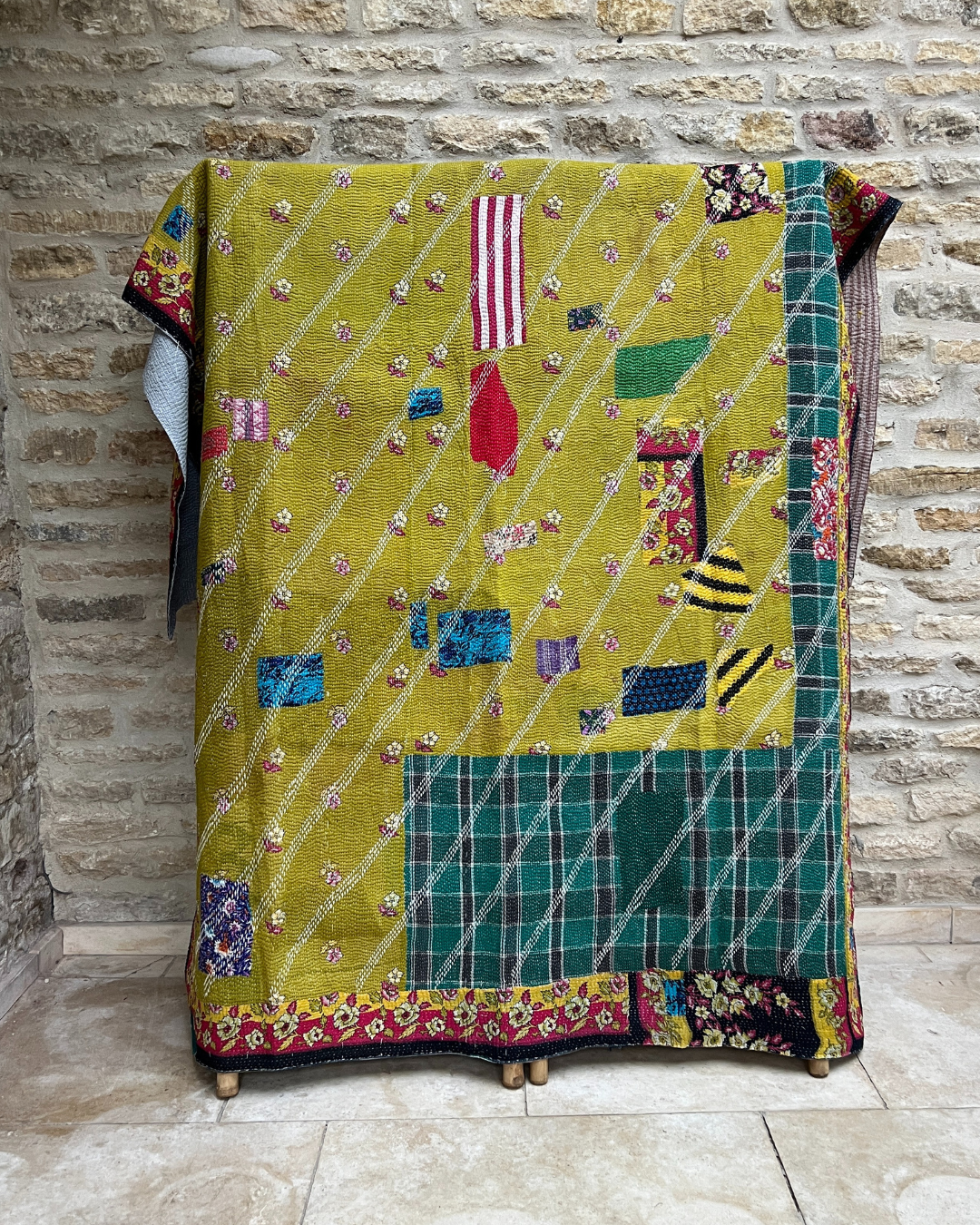 Kantha Quilt No. 603