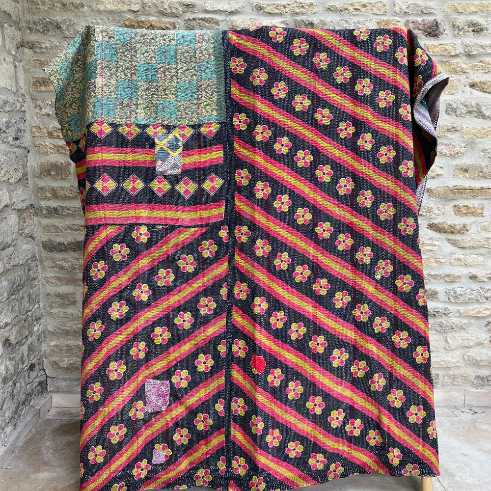 Kantha Quilt No. 418