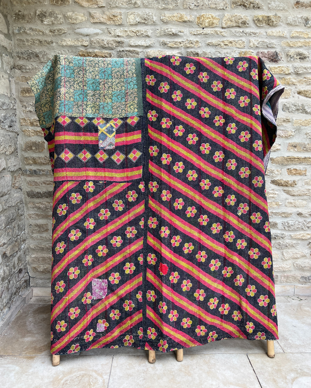 Kantha Quilt No. 418