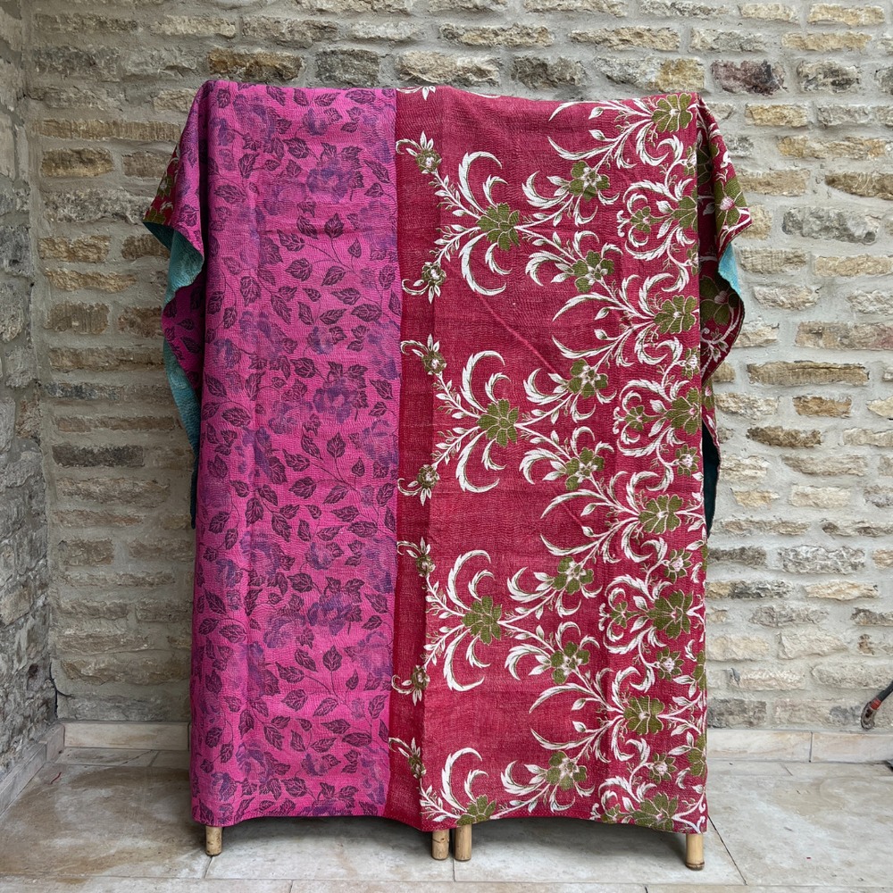 
                      
                        Kantha Quilt No. 632
                      
                    