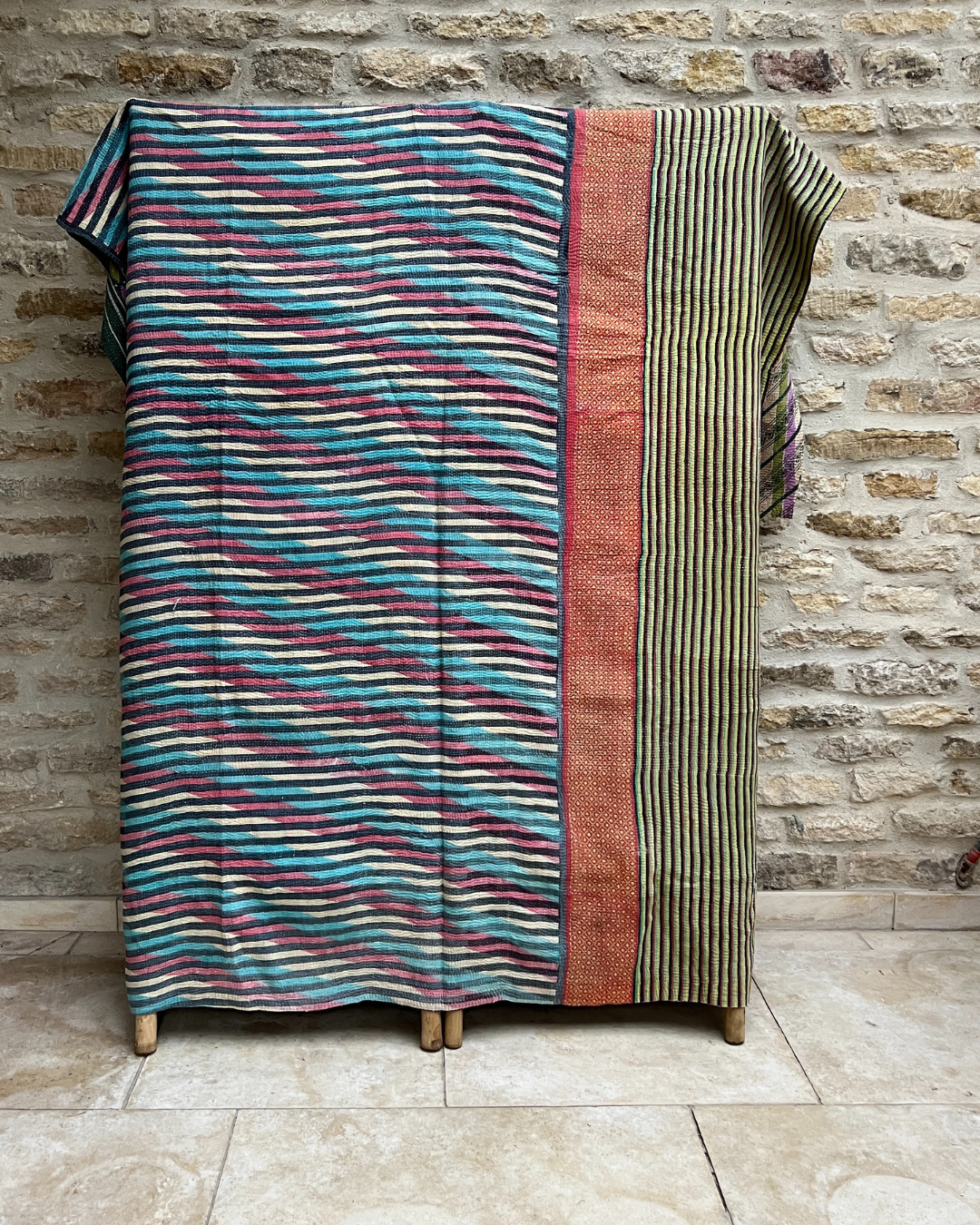 Kantha Quilt No. 612