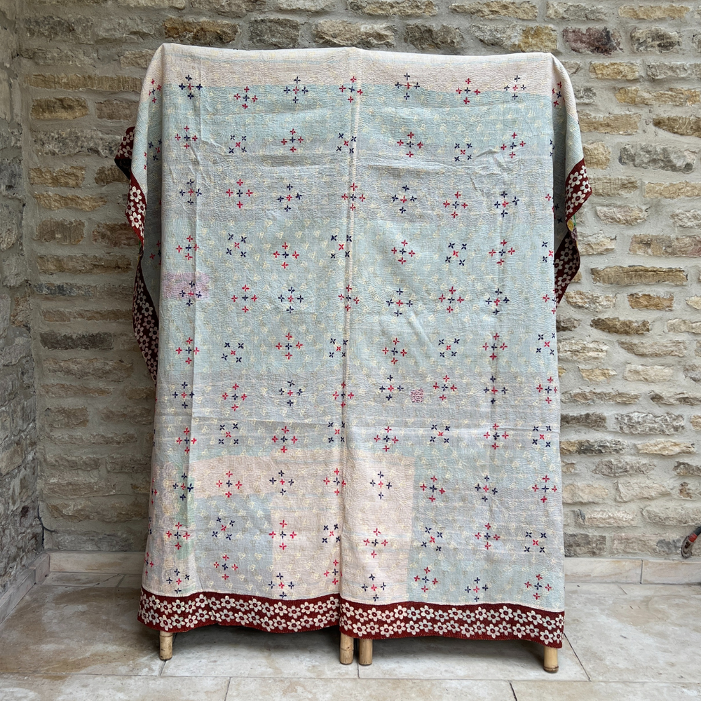 
                      
                        Kantha Quilt No. 629
                      
                    