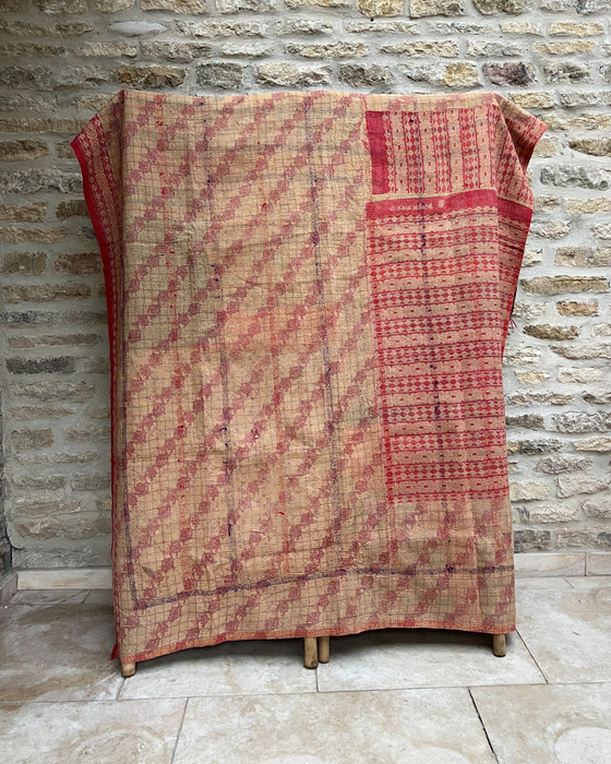 Kantha Quilt No. 608