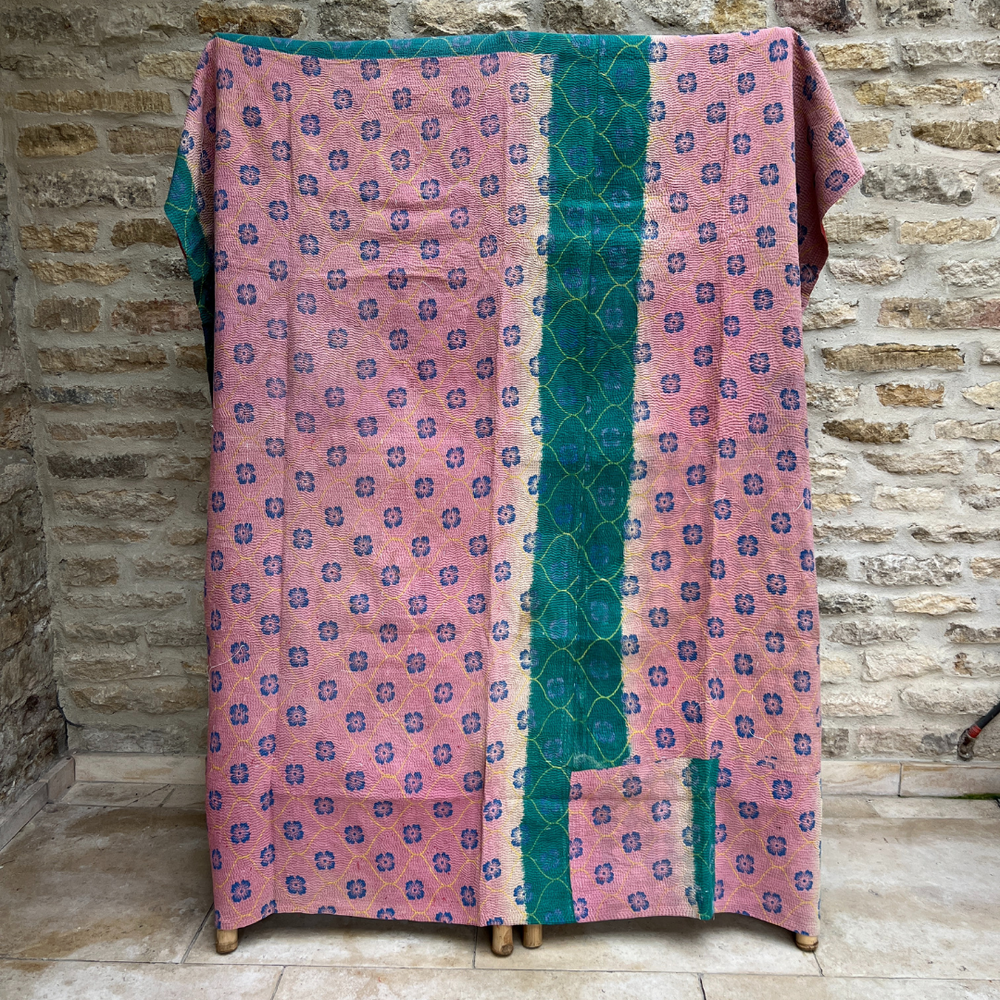 Kantha Quilt No. 682