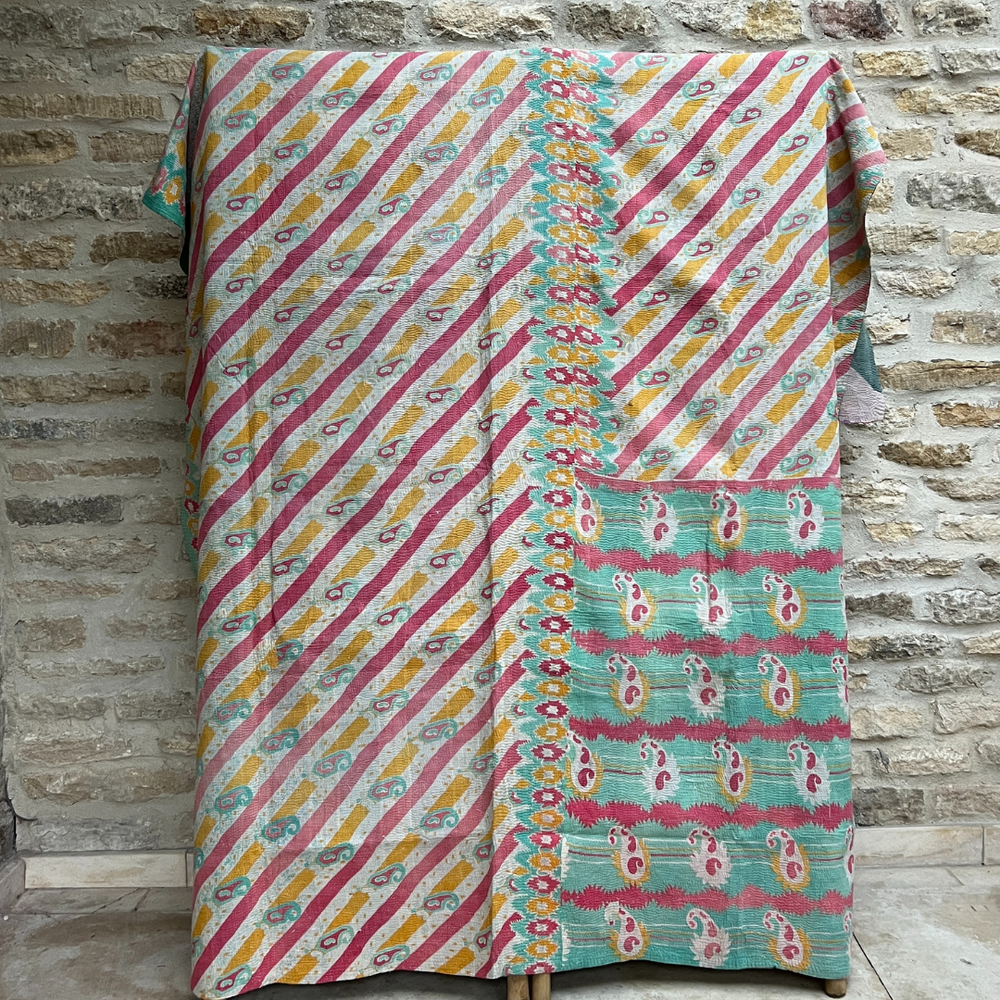 Kantha Quilt No. 609