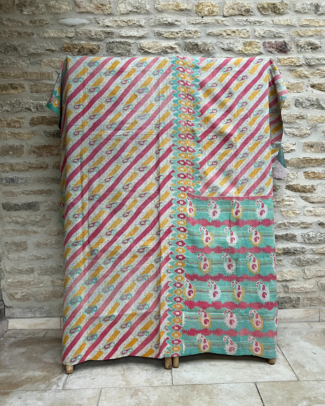 Kantha Quilt No. 609