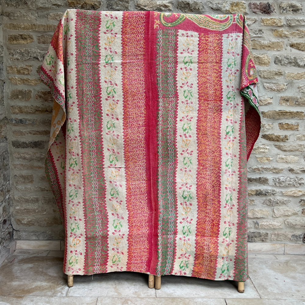 
                      
                        Kantha Quilt No. 633
                      
                    