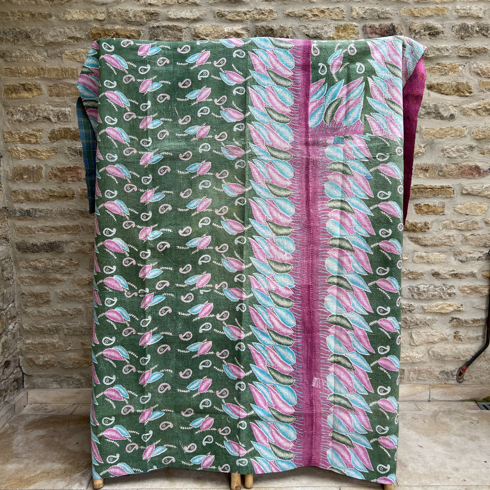 Kantha Quilt No. 662