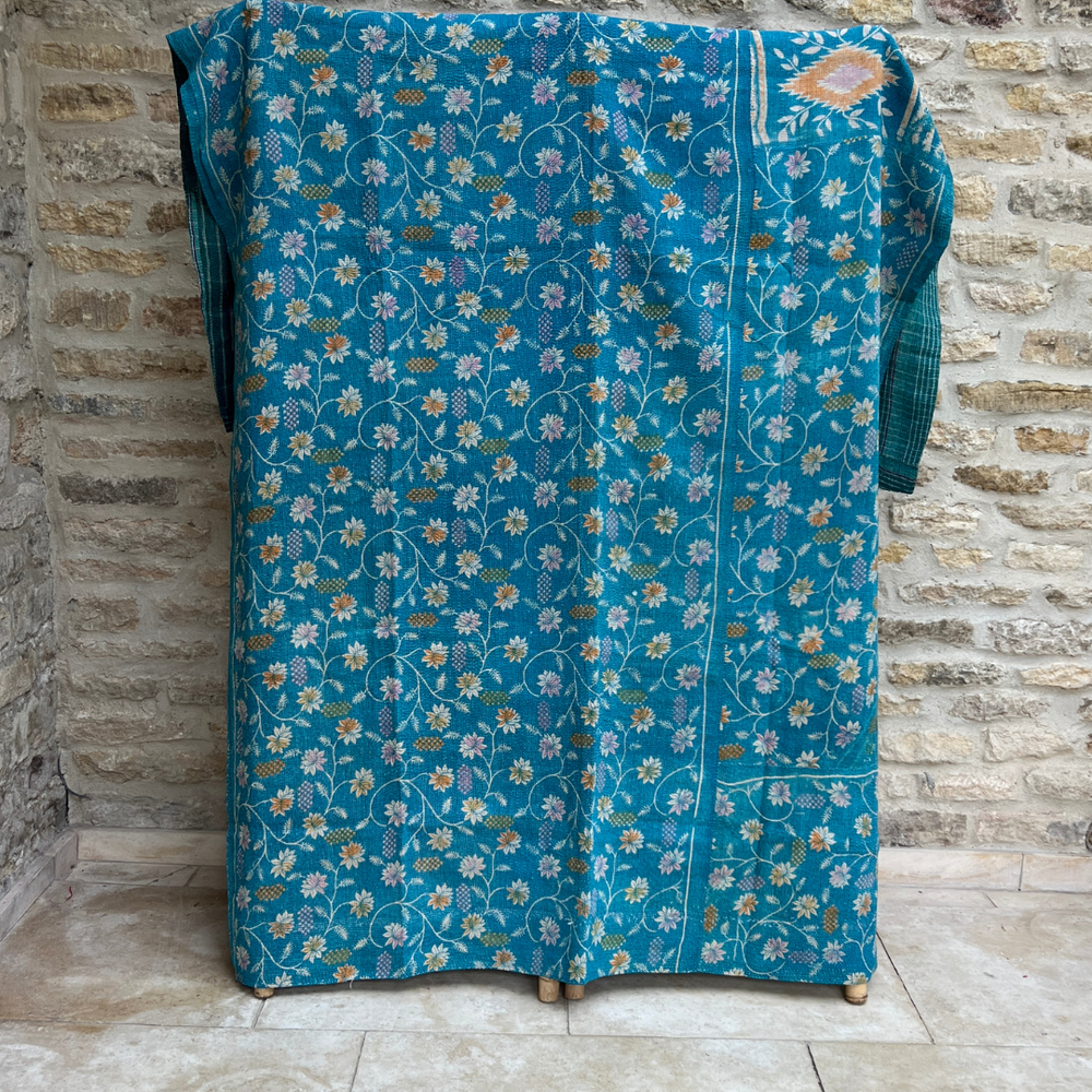 
                      
                        Kantha Quilt No. 641
                      
                    