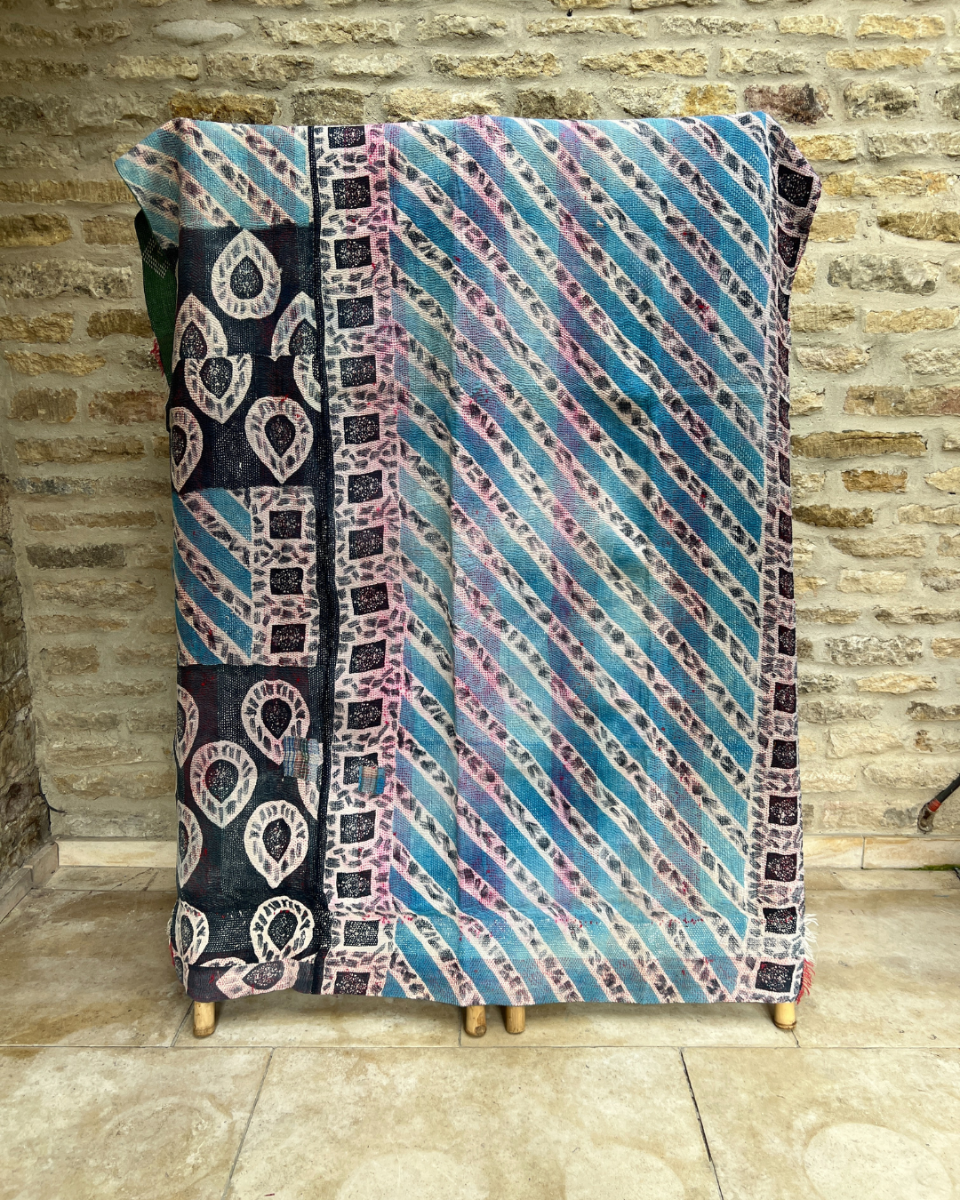 Kantha Quilt No. 690