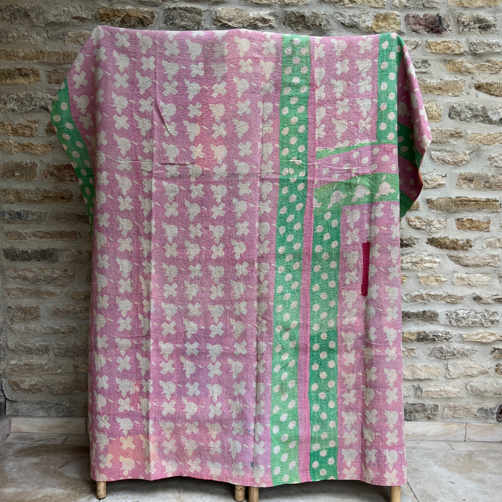 
                      
                        Kantha Quilt No. 631
                      
                    