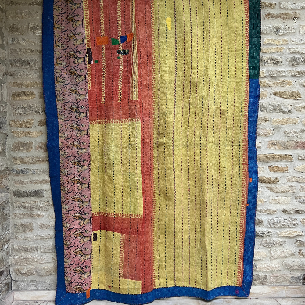 
                      
                        Kantha Quilt No. 758
                      
                    