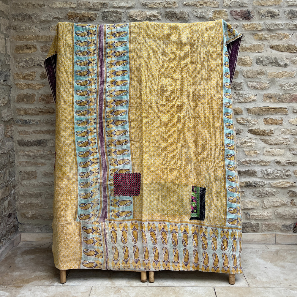 
                      
                        Kantha Quilt No. 621
                      
                    