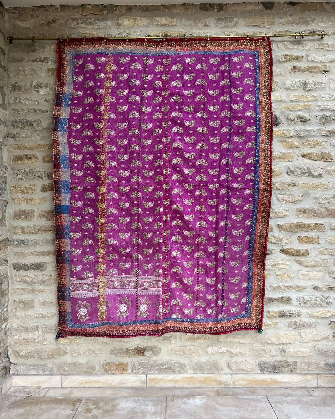 Kantha Quilt No. 745