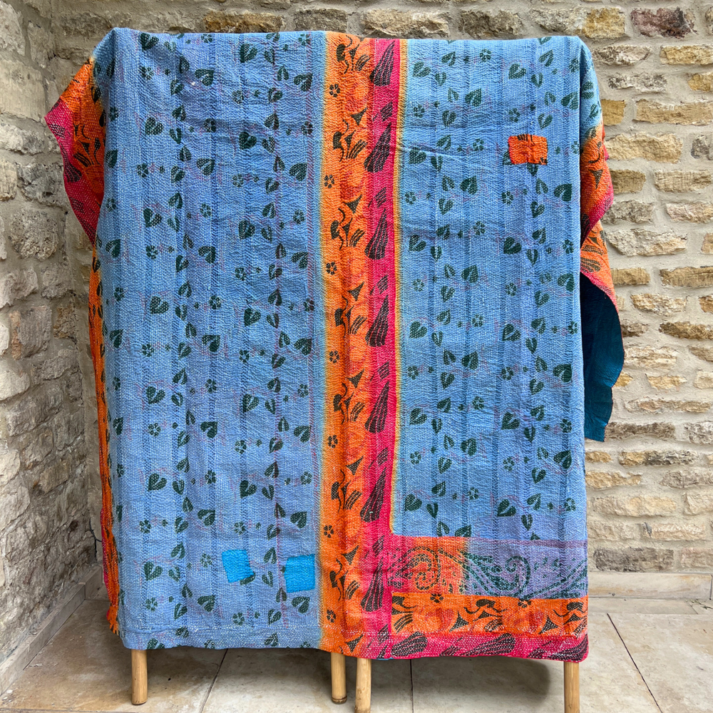 Kantha Quilt No. 414