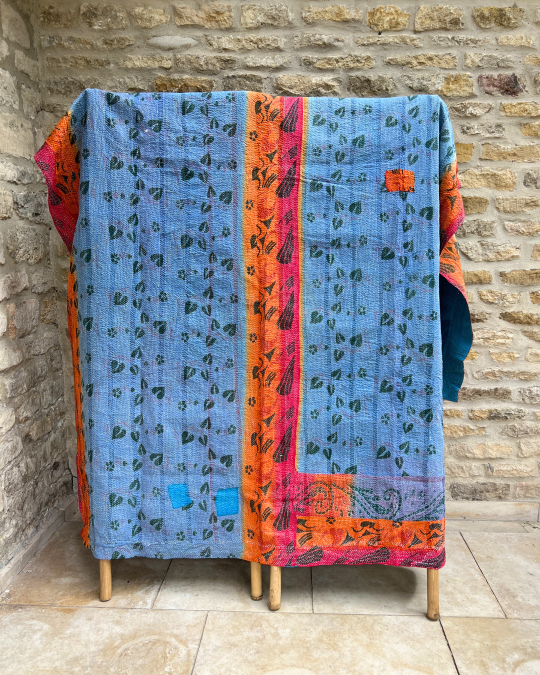 Kantha Quilt No. 414