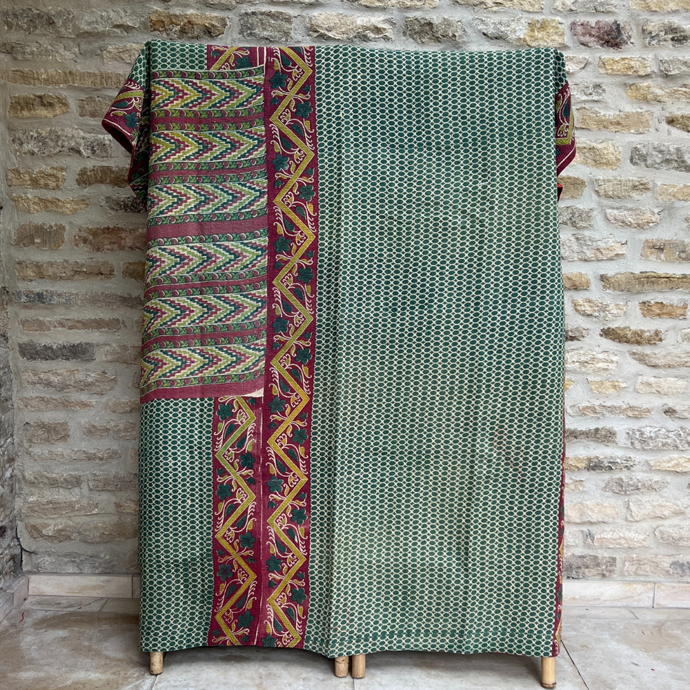 
                      
                        Kantha Quilt No. 634
                      
                    