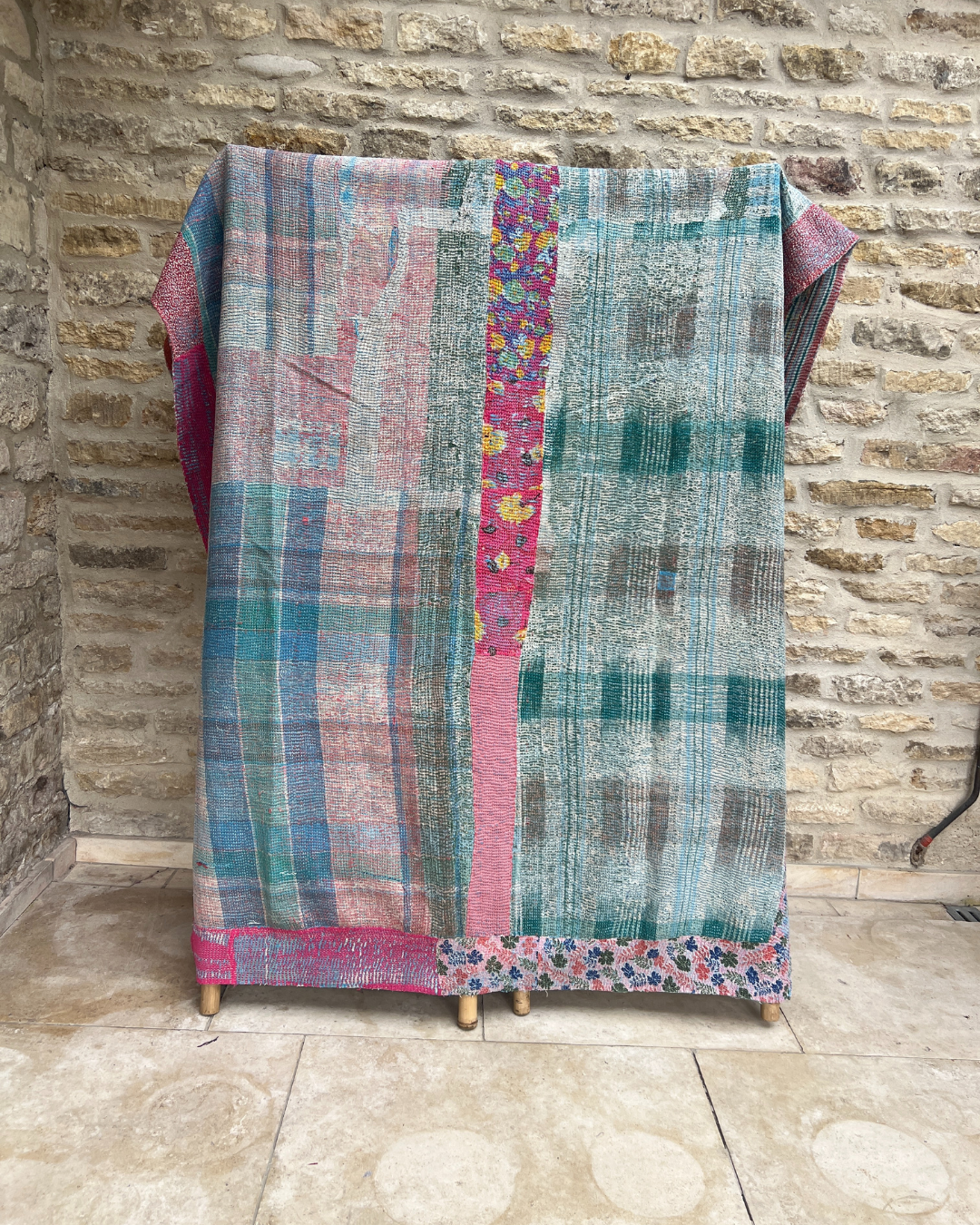 Kantha Quilt No. 550