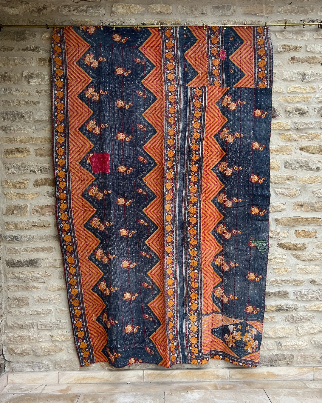 Kantha Quilt No. 730