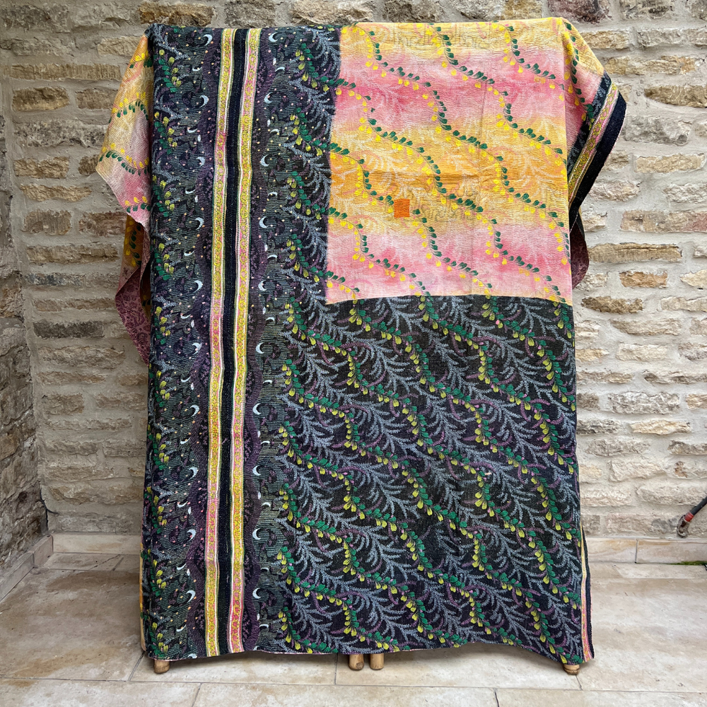 Kantha Quilt No. 684