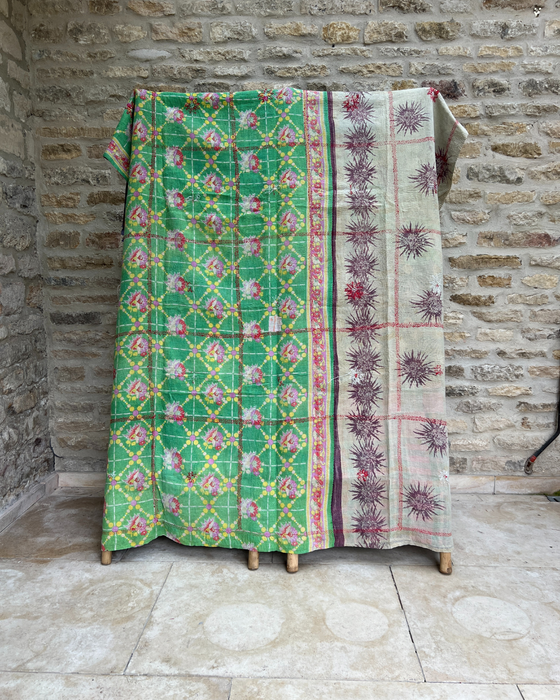 Kantha Quilt No. 654