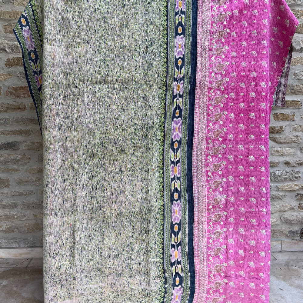 Kantha Quilt No. 495