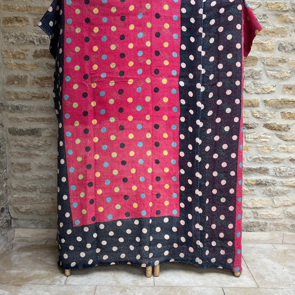 
                      
                        Kantha Quilt No. 640
                      
                    