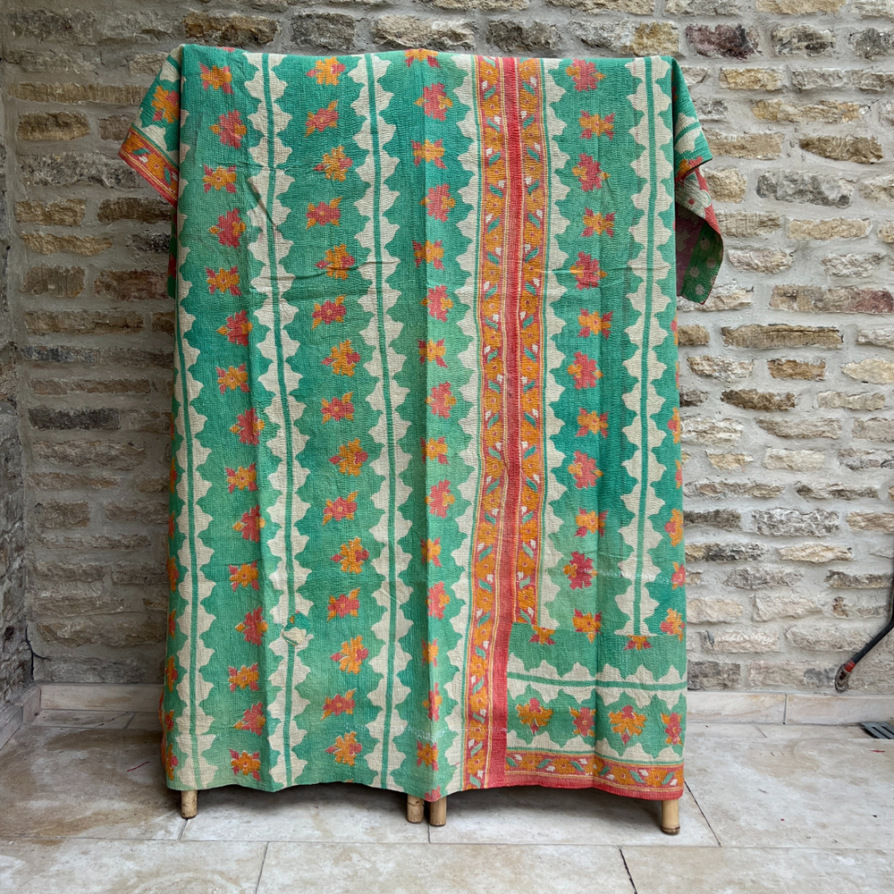 
                      
                        Kantha Quilt No. 631
                      
                    