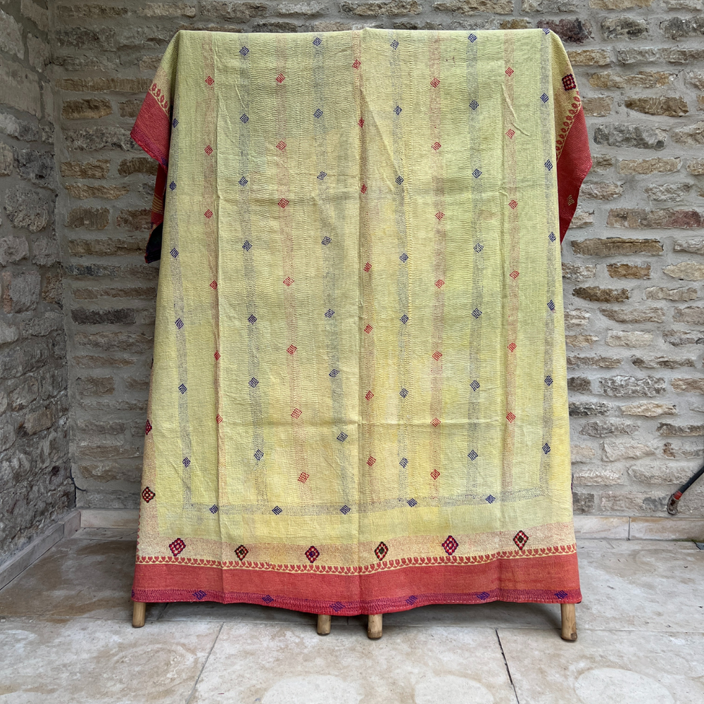 
                      
                        Kantha Quilt No. 647
                      
                    