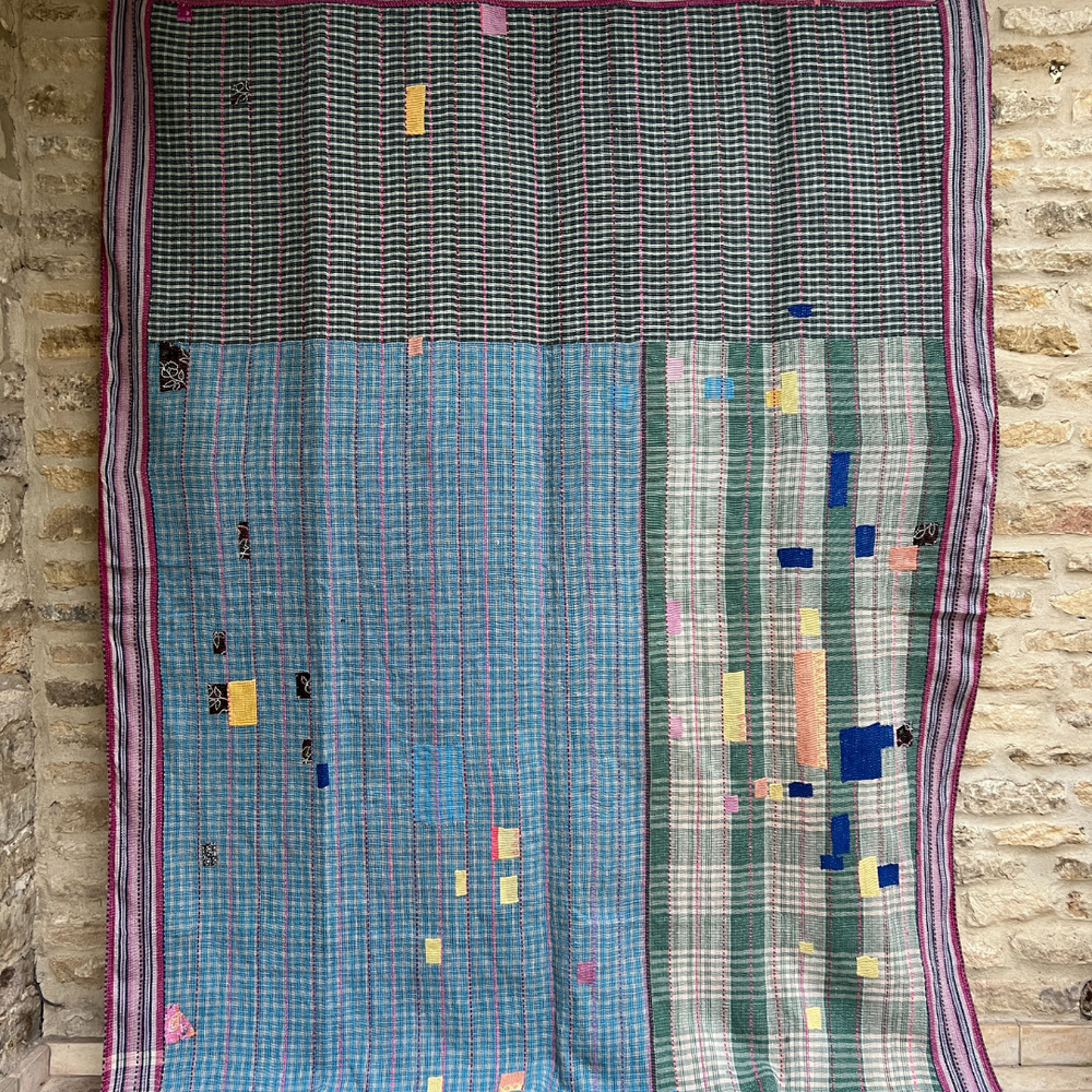 
                      
                        Kantha Quilt No. 756
                      
                    