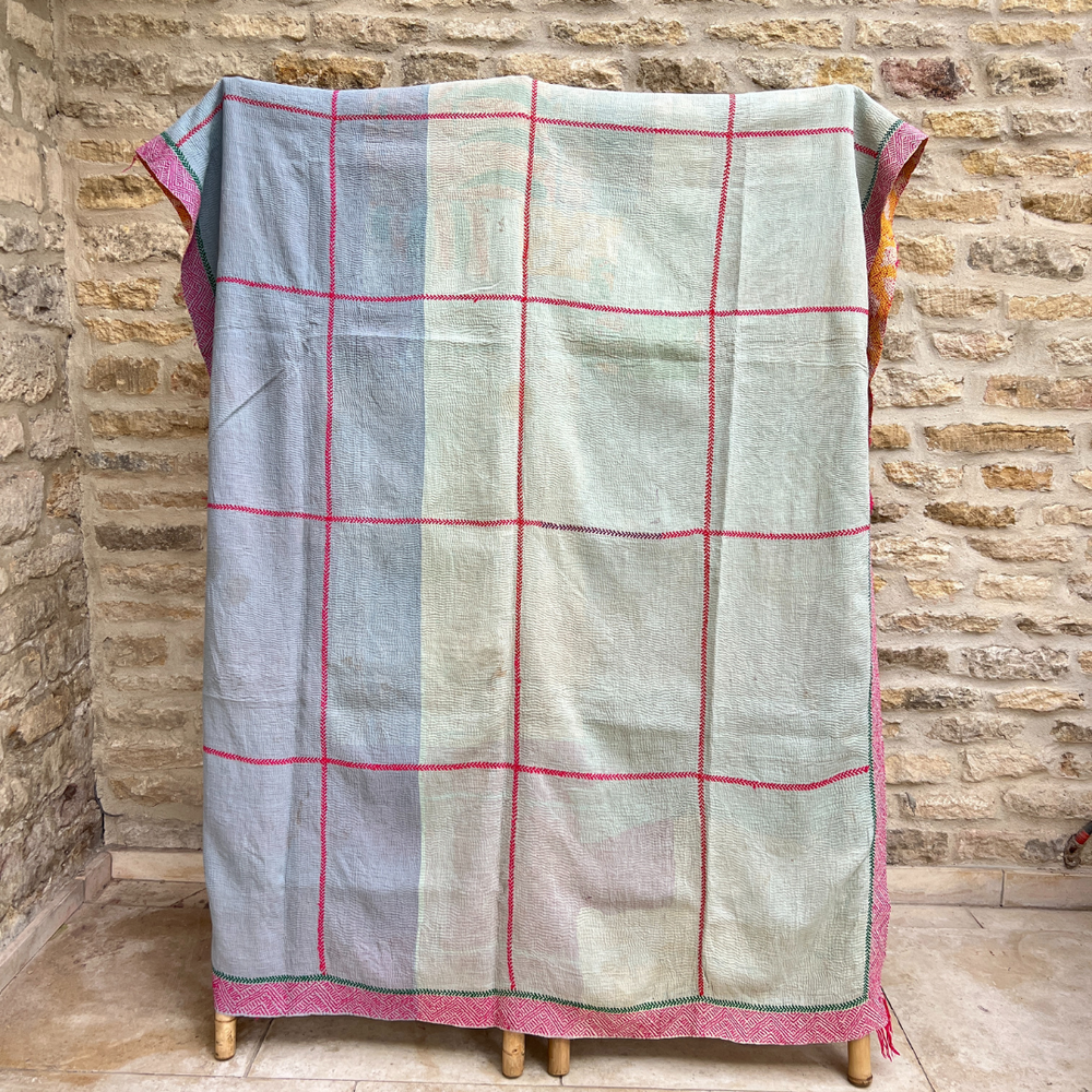 
                      
                        Kantha Quilt No. 547
                      
                    