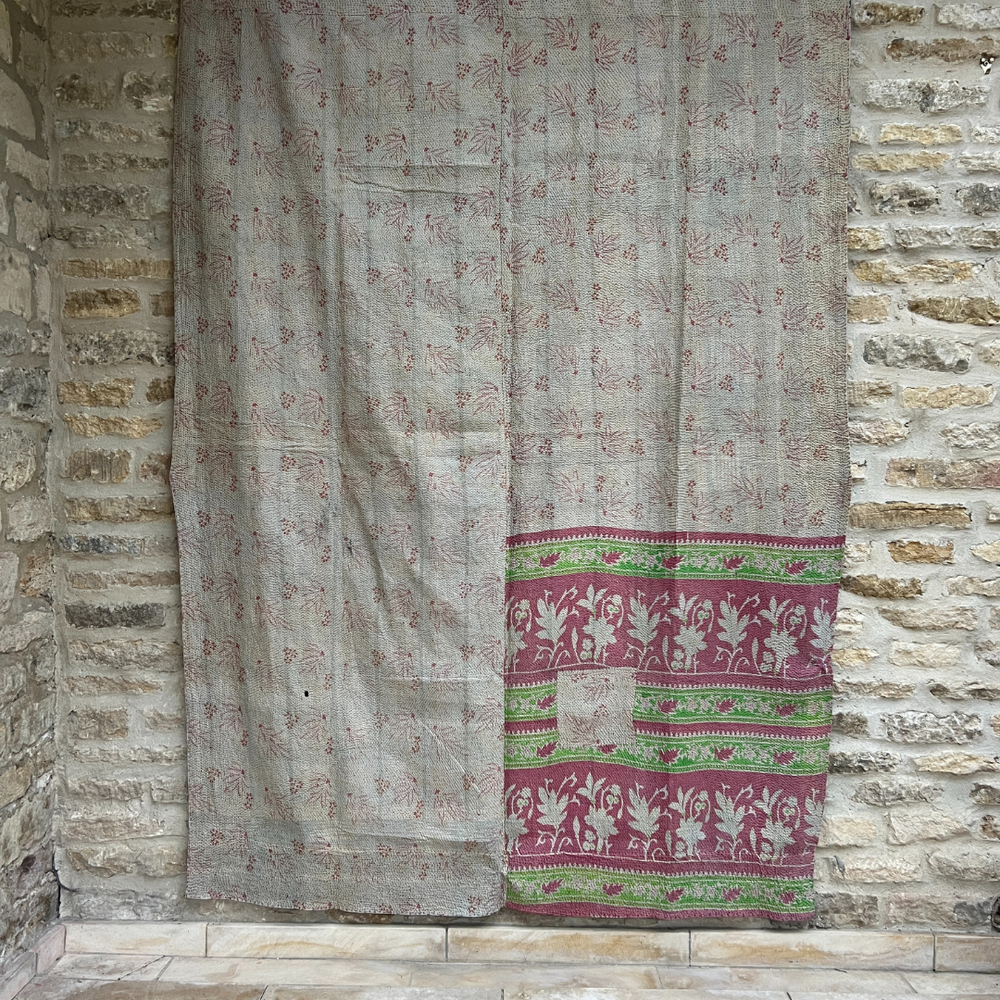 
                      
                        Kantha Quilt No. 738
                      
                    