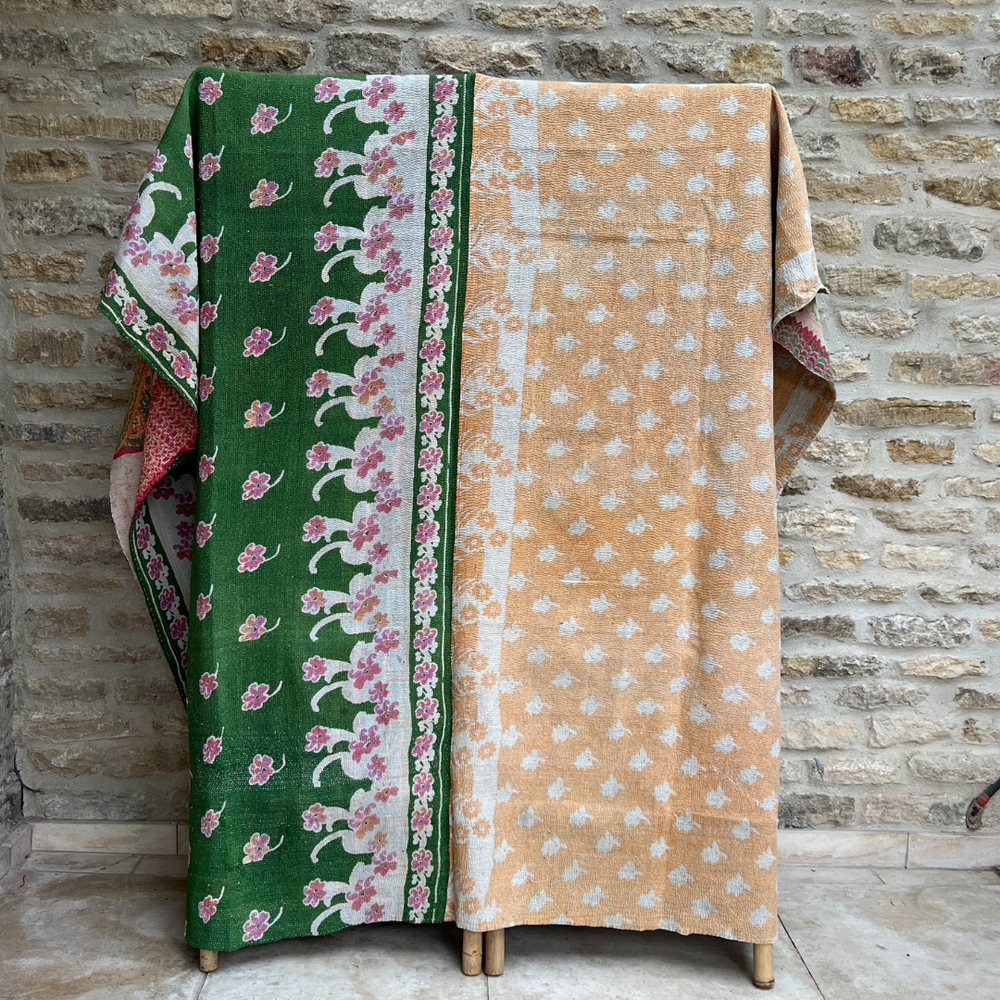 
                      
                        Kantha Quilt No. 633
                      
                    