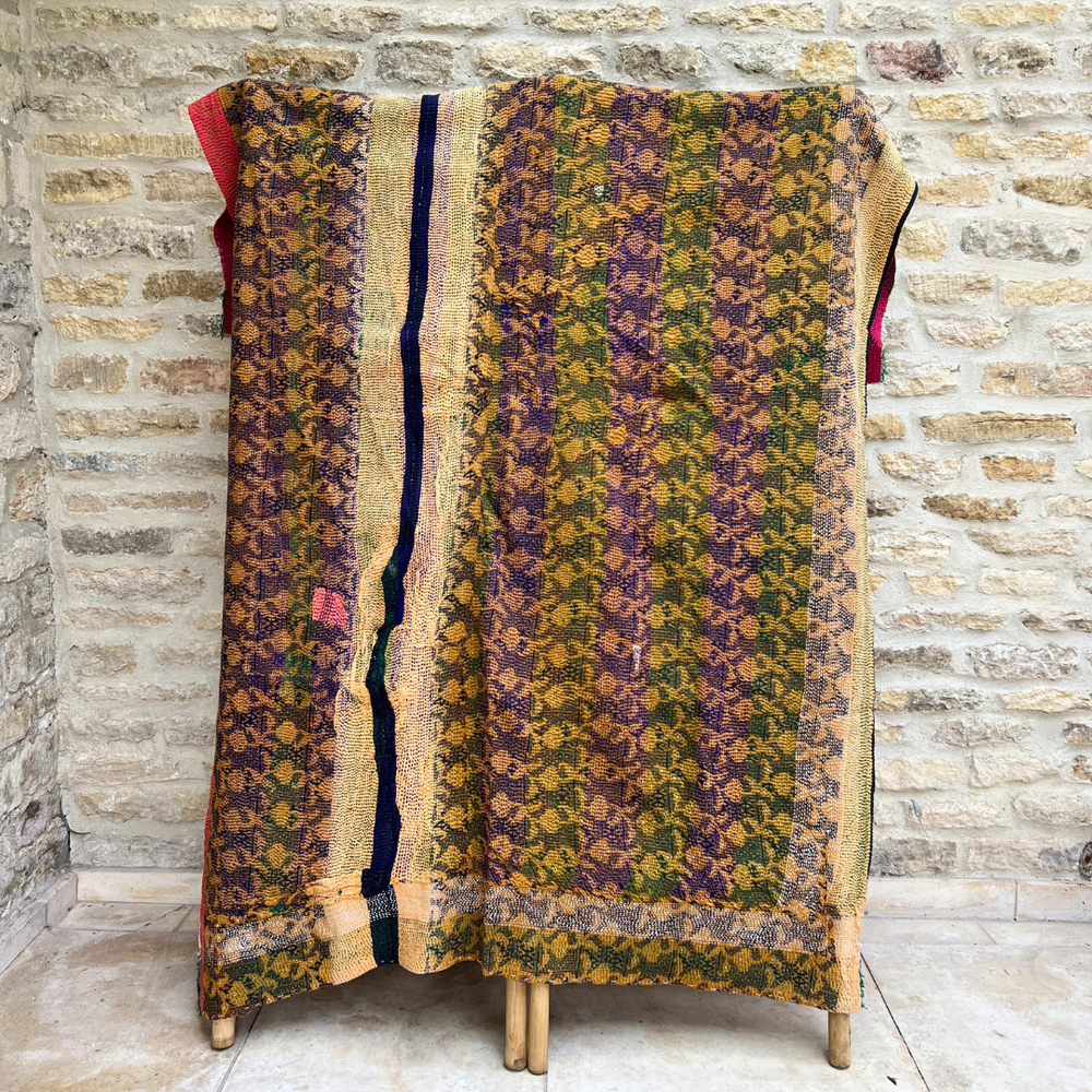 
                      
                        Kantha Quilt No. 428
                      
                    