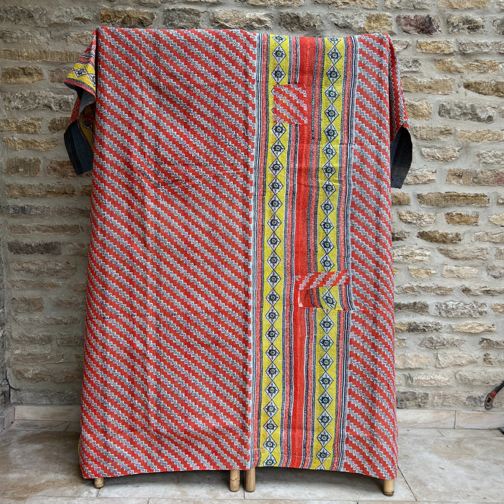 
                      
                        Kantha Quilt No. 627
                      
                    